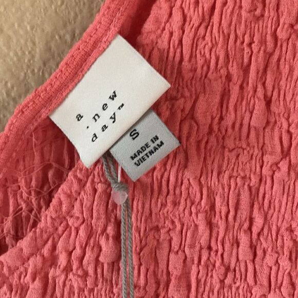 NEW A New Day Orange Tank Top - Picture 3 of 4